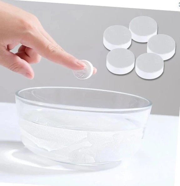 Suda Büyüyen Sıkıştırılmış Havlu 10 Adet - Resim 5