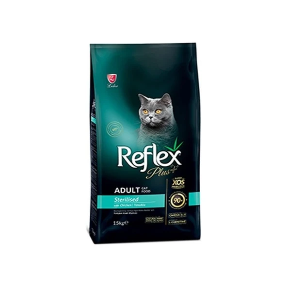 Reflex Plus Tavuklu Yetişkin Kısırlaştırılmış Kedi Maması 15 Kg ürün görseli 1