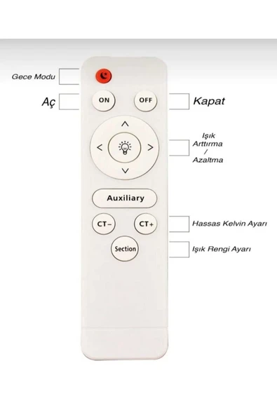 Marsel Lighting DAMSEL 4 TOPLU AVİZE SALON OTURMA ODASI AVİZE 3 RENK LED SECENEKLİ KUMANDALI AVİZE - Resim 4