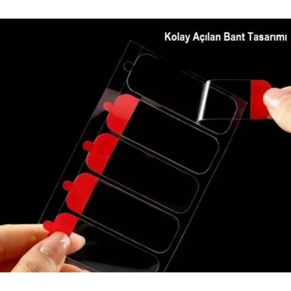 60 Parça Kolay Açılır Güçlü Çift Taraflı Bant 18mmx50mm - Resim 4