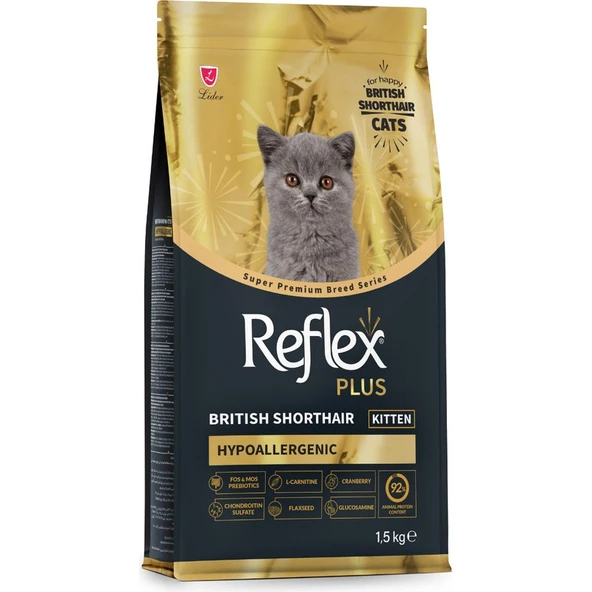 Reflex Plus British Shorthair Kitten Yavru Kedi Maması 1,5 kg ürün görseli 1