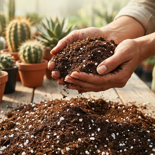 Organik Cocopeat Perlit Pomza Karışımlı Genel Bitki Kullanıma Uygun Bitki Toprağı Toprak (5 LİTRE) - Resim 2