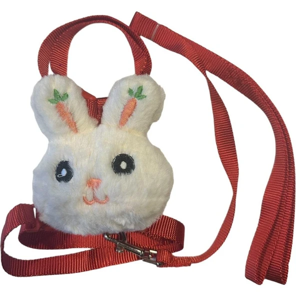 Catdoglife Bunny Kedi ve Köpek Gezdirme ve Göğüs Tasma Seti (Göğüs: 30 cm - 50 Cm) - Resim 3