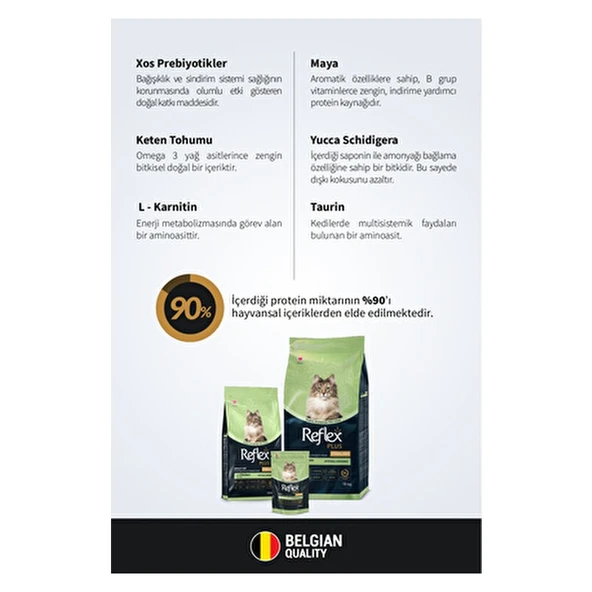 Reflex Plus Tavuklu Yetişkin Kısırlaştırılmış Kedi Maması 15 Kg - Resim 5