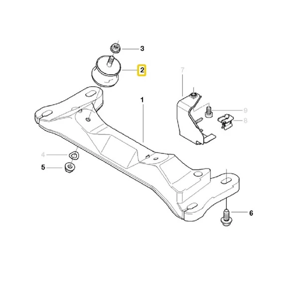 BMW FEBİ ŞANZUMAN TAKOZU 22316771219 - Resim 2