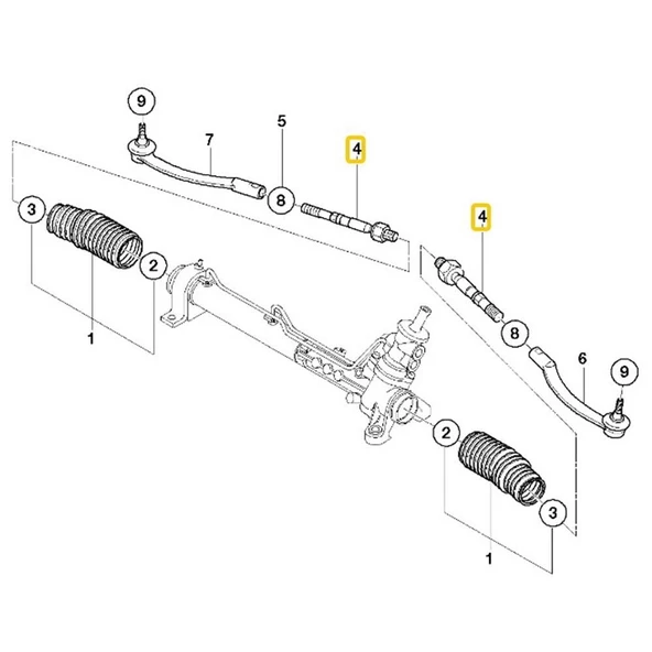 MİNİ R50 R52 VE R53 2001 SONRASI FROW ROT MİLİ 32116754563 - Resim 2