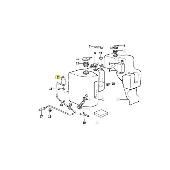 BMW SU FISKİYE MOTORU OEM NO 61661380068 ve 61661380066 - Resim 3