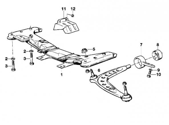 BMW E30 FORMPART UZUN SALINCAK ROTİLİ 31121126253 - Resim 3