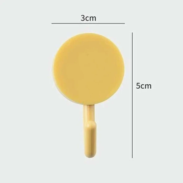 Kendinden Yapışkanlı Renkli Duvar Askısı - Resim 5