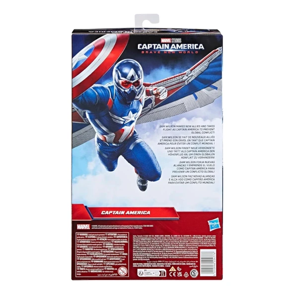 Marvel Studios Titan Deluxe Captain America Brave New World - Resim 5