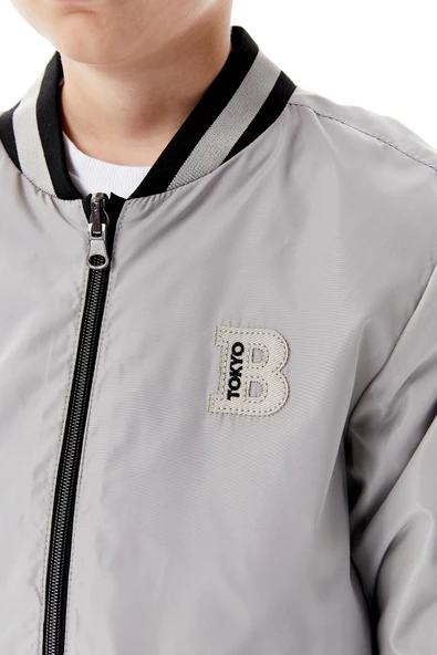 Erkek Çocuk Kapüşonlu Çift Taraflı Mevsimlik Yağmurluk 51364 - Resim 3