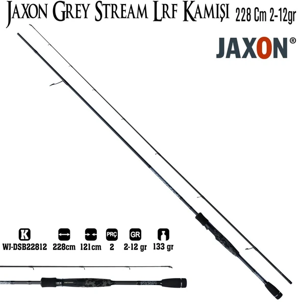 Jaxon Grey Stream Lrf Kamışı 228 Cm 2-12g - Resim 2