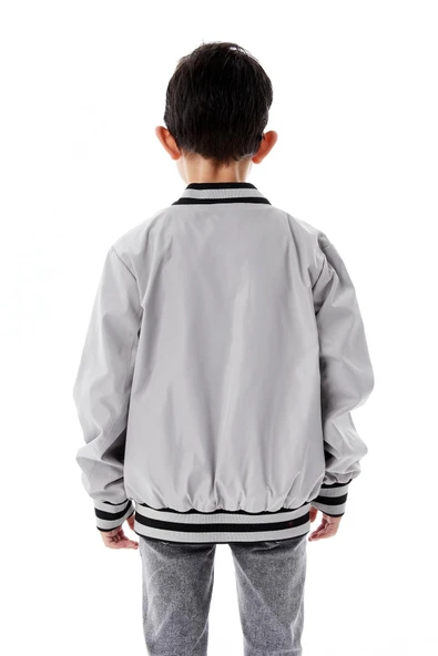 Erkek Çocuk Kapüşonlu Çift Taraflı Mevsimlik Yağmurluk 51364 - Resim 6