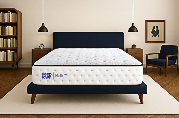 Sleeptown Helix 5 Zone Pocket Yaylı Yatak - Tek/Çift Kişilik ürün görseli 1