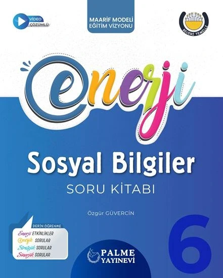 PALME YAYINEVİ 6.SINIF SOSYAL BİLGİLER SORU KİTABI ürün görseli 1