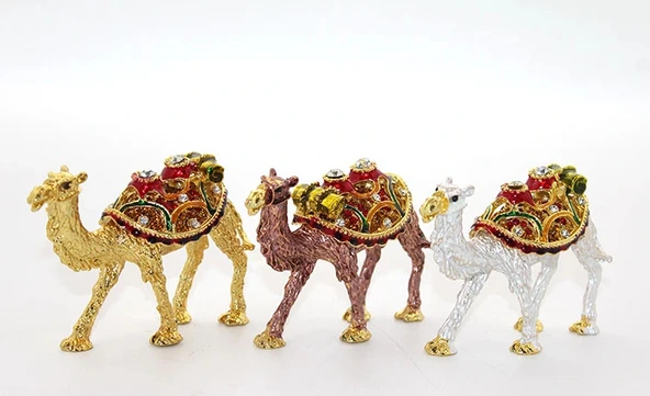 Swarovski Taşlı Tekli Deve Figürü Model 1 ürün görseli 1