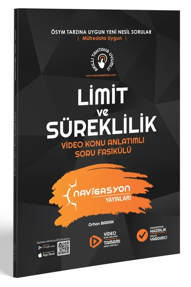 Limit - Türev - Integral Video Konu Anlatımlı Soru Bankası Seti (3 KİTAP) - Resim 4