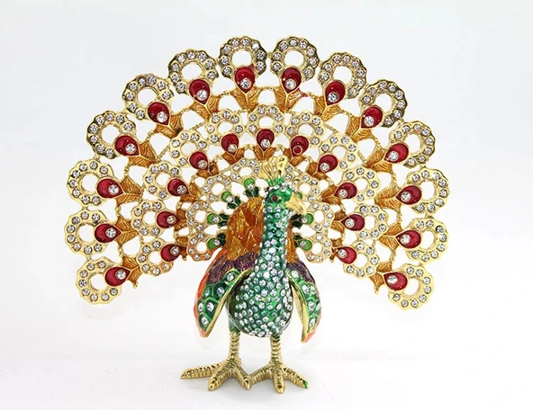 Swarovski Taşlı Tavuskuşu Model 3 ürün görseli 1