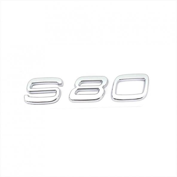 VOLVO S80 YAZI BAGAJ YAZISI LOGO AMBLEM