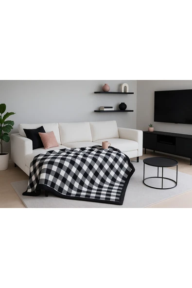 Deluxe Wellsoft Polar Ekosu Tv Battaniyesi Bej Tek Kişilik Battaniye 150x150 Cm ürün görseli 1