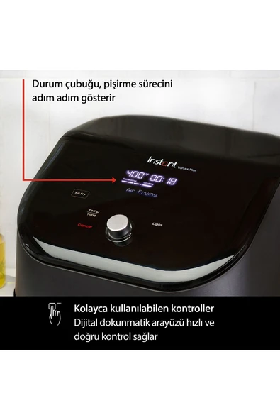 Instant Vortex Plus Clear Cook 5.7 lt Yağsız Fritöz - Resim 6