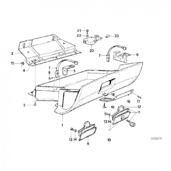 BMW E21 E23 E28 VE E30 TORPİDO MANDALI - 4
