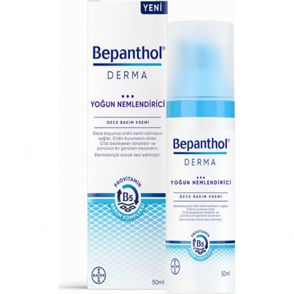 Bepanthol Derma Yoğun Nemlendirici Gece Bakım Kremi 50ML