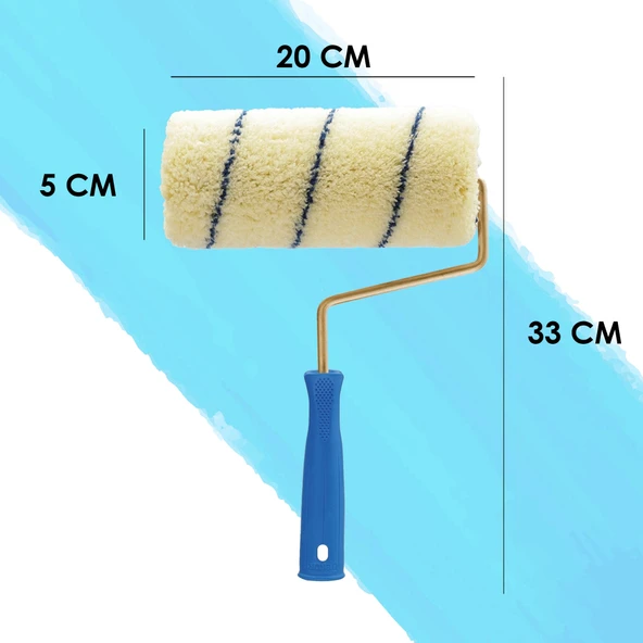 Hemel Polar White Amerikan Panel Kapı 2,5 Lt Boyama Seti 5 Parça - Resim 3