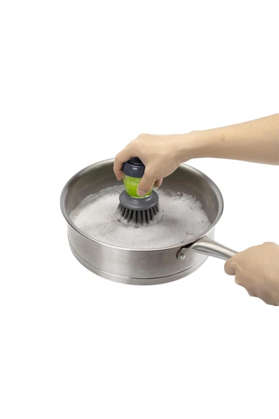 YolTech DETERJAN HAZNELİ ÇOK AMAÇLI BULAŞIK YIKAMA TEMİZLEME MUTFAK LAVABO FIRÇASI BULAŞIK SÜNGER - Resim 5