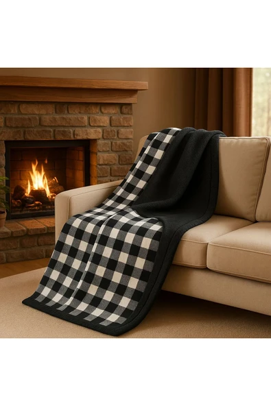 Deluxe Wellsoft Polar Ekosu Tv Battaniyesi Bej Tek Kişilik Battaniye 150x150 Cm - Resim 6