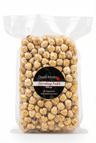 Depo Motto Kavrulmuş İç Fındık 500 Gr x 4 Paket ürün görseli 1