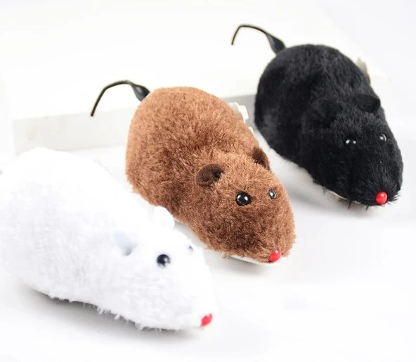 Kurmalı Fare Kedi Eğitim Oyuncağı - Resim 3