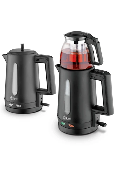 Kiwi KTM-2907 2200 W Cam Demlikli Çay Makinesi - Resim 2