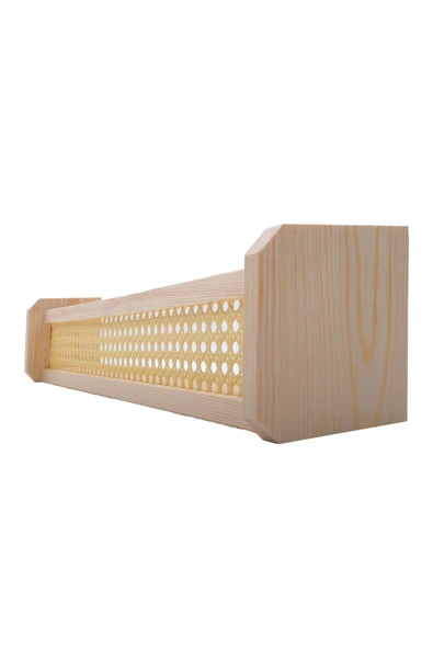 Ahşap Montessori Hazeran 2'li Çocuk Odası Duvar Rafı, Kitaplık - Resim 5