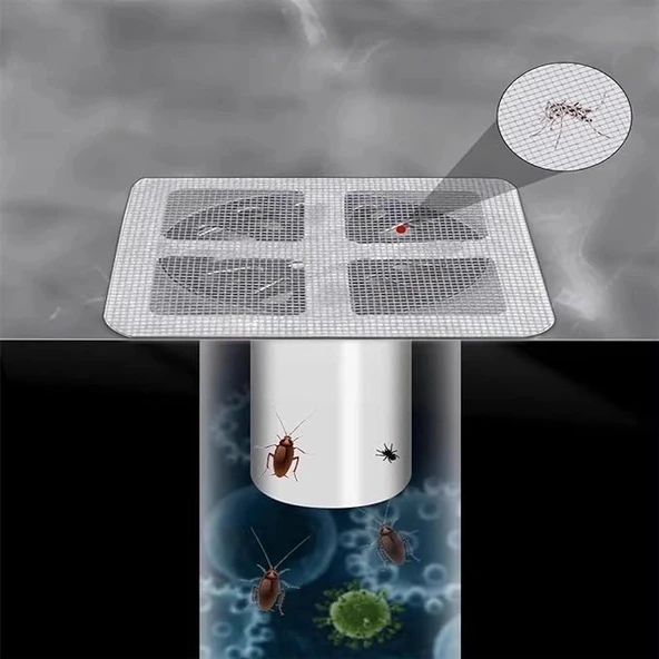 Lavabo Gider Süzgeci 10 Adet - Resim 3