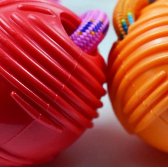 Köpekler İçin Dayanıklı Kauçuk Toplu Oyuncak - Resim 3