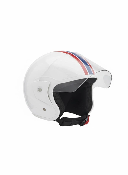 KASK ÇENE AÇIK BEYAZ ürün görseli 1