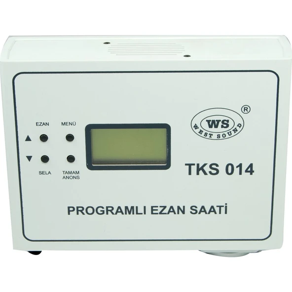 West Sound Tks 014 V2 Programlı Ezan Saati ürün görseli 1