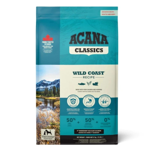 Acana Classics Wild Coast Balıklı Düşük Tahıllı Köpek Maması 9.7 Kg ürün görseli 1