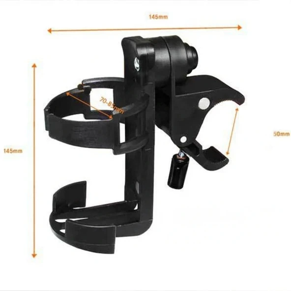 DailyTech Bebek Arabası Bisiklet Bardak Biberon Şişe Tutucu - Resim 5