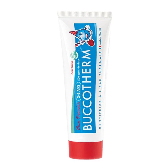 Buccotherm 2-6 Yaş Çilekli Diş Macunu 50 ml ürün görseli 1