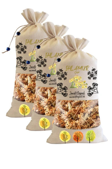 3 Adet Bez Torba Çiçek Ihlamur 140 Gr. X 3 Ad. Yeni Mahsül Saf Çiçek Ihlamur ürün görseli 1