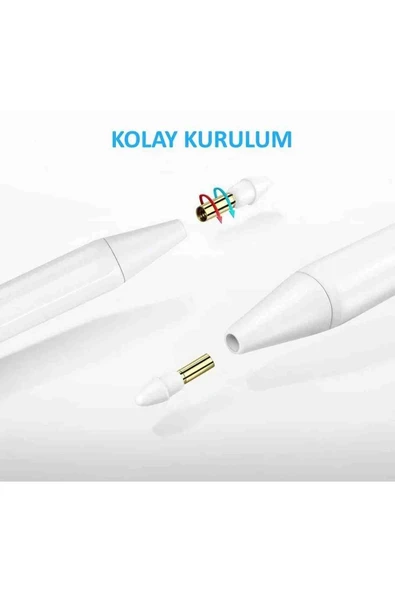 Dijital Şarjlı Avuç İçi Algılamayan Stylus Yedek Kalem Ucu Stylus Pen Spare Tip Yedek Uç - Resim 3