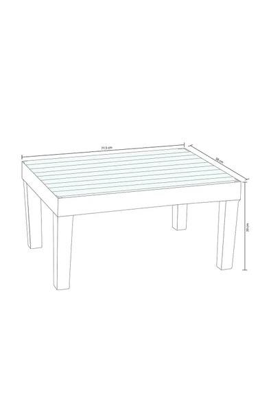 Holiday Amazon Üçlü Balkon Oturma Grubu - Resim 4