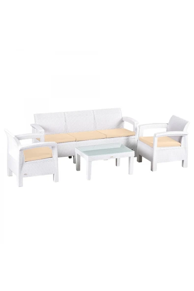 Holiday Amazon Üçlü Balkon Oturma Grubu ürün görseli 1