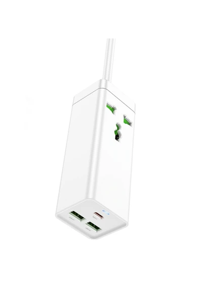 AC99A 1.5M Talent 2 Adet USB 1 Adet Type-C 1 Adet Priz PD30W Şarj Aleti ürün görseli 1