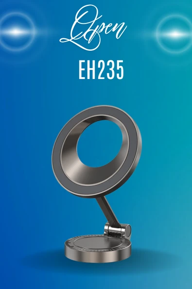 Qpen  EH235 Katlanabilir Manyetik Magsafe Araç Tutucu - Resim 2