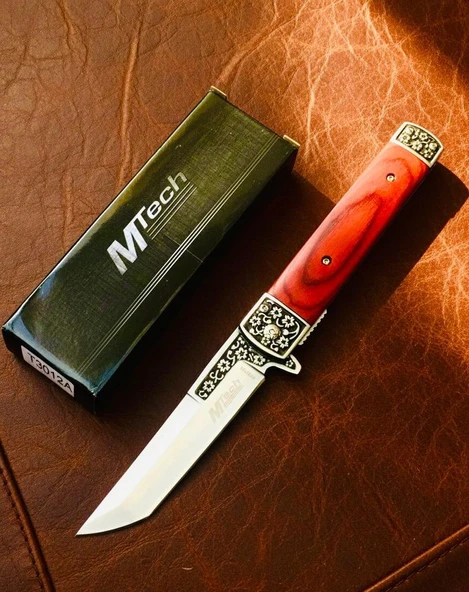 Mtech 3012-A Ahşap Kabze Tanto Kamp Çakısı ürün görseli 1