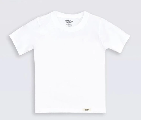 3 Adet Omera Organik Kumaş Erkek Çocuk Kısa Kol Fanila Atlet 4003 ürün görseli 1