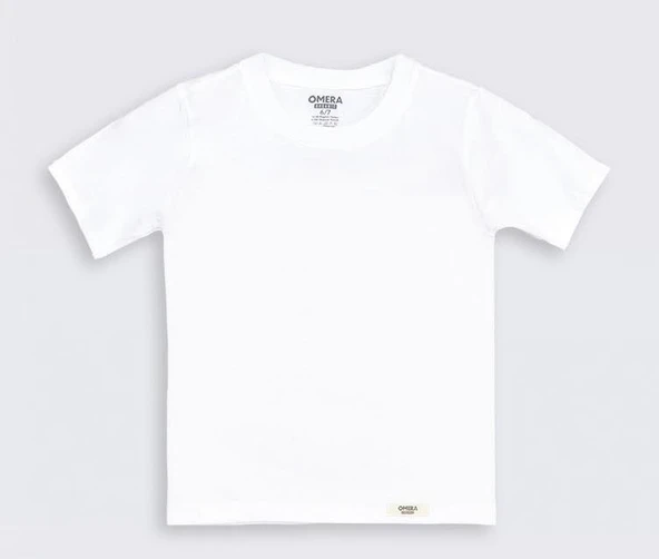 3 Adet Omera Organik Kumaş Ribana Erkek Çocuk Kısa Kol Atlet 4004 ürün görseli 1